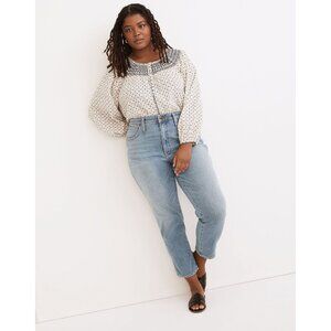 MADEWELL Petite Curvy Stovepipe Jeans Euclid Wash Womens 31